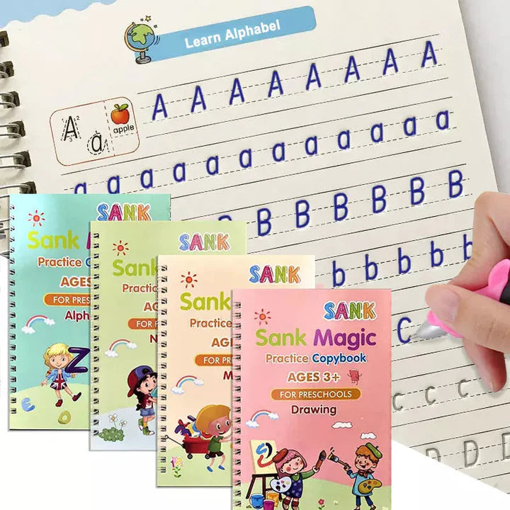 SÚPER PACK DE LIBROS MÁGICOS DE CALIGRAFÍA PARA NIÑOS